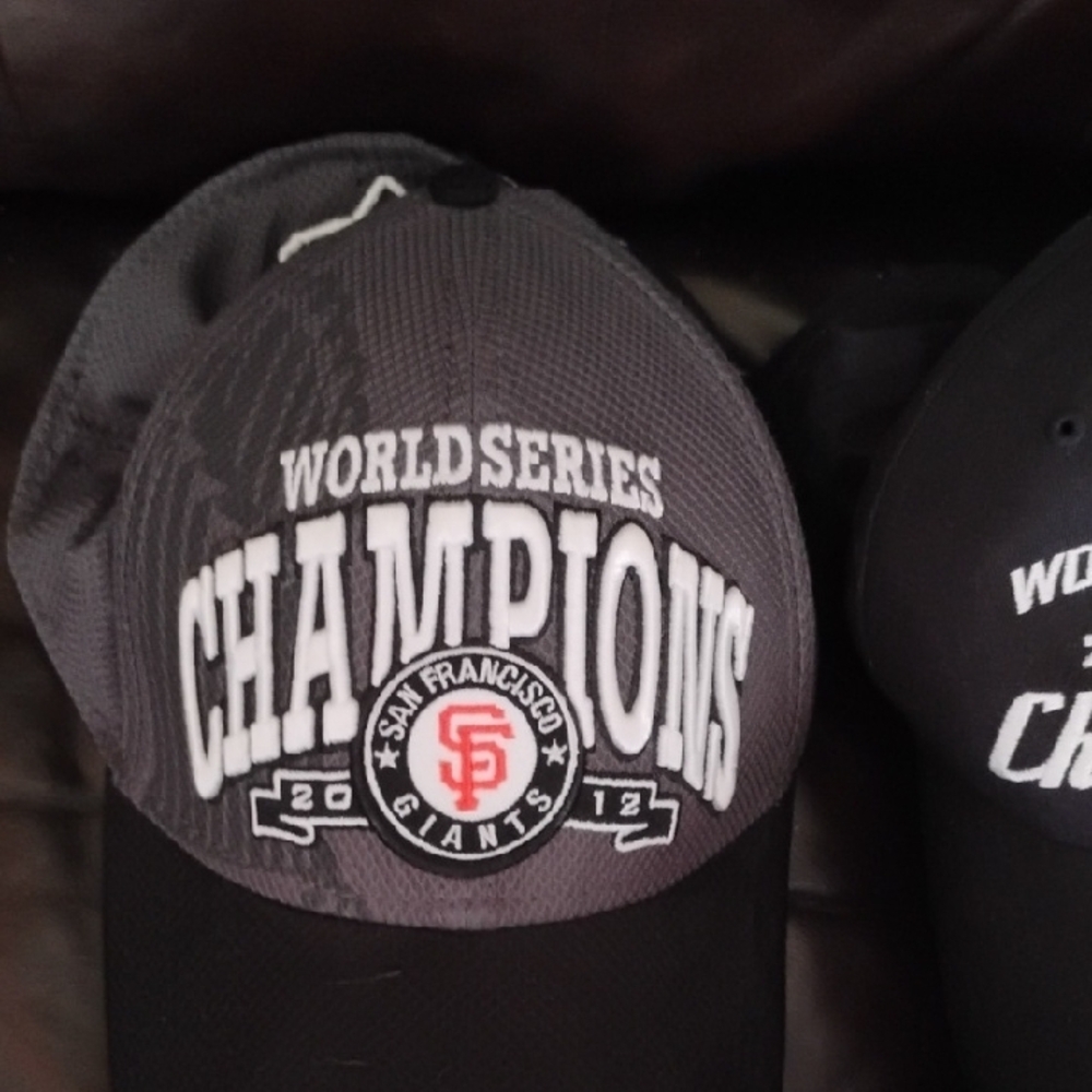 San Francisco Giants World Series Champions Cap - Black and Gray